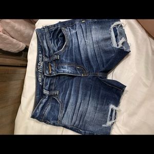 American eagle denim shorts